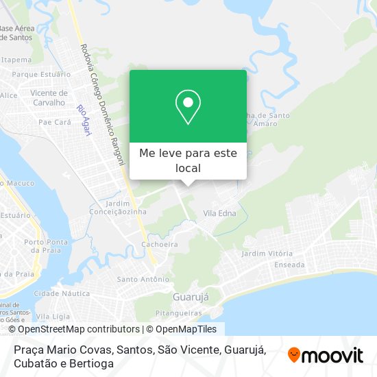 Praça Mario Covas mapa