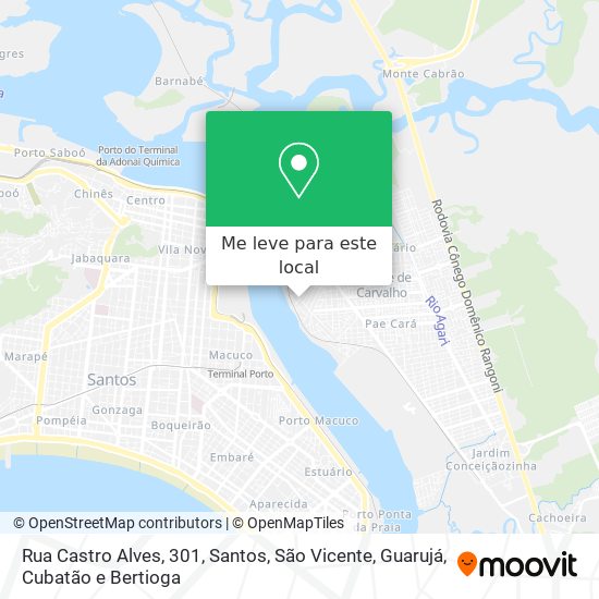 Rua Castro Alves, 301 mapa