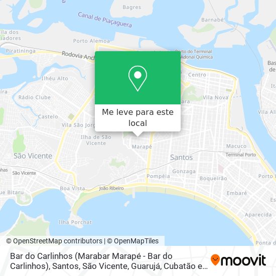 Bar do Carlinhos (Marabar Marapé - Bar do Carlinhos) mapa