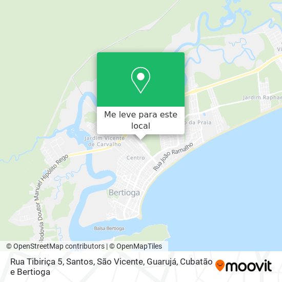 Rua Tibiriça 5 mapa