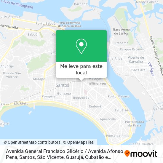 Avenida General Francisco Glicério / Avenida Afonso Pena mapa