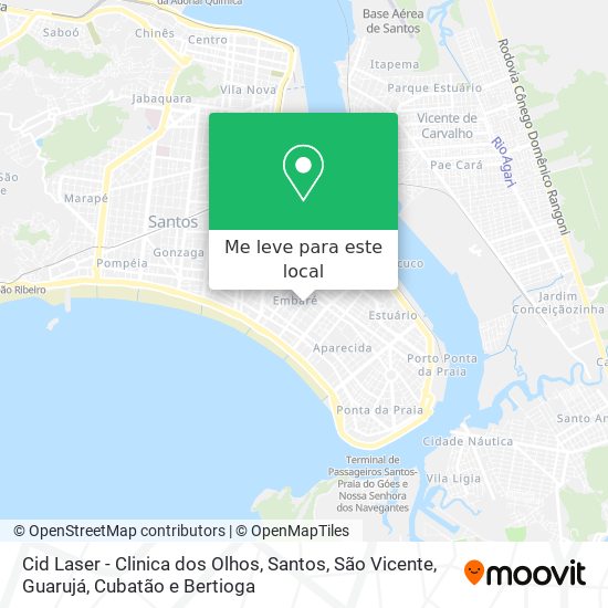 Cid Laser - Clinica dos Olhos mapa