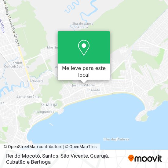 Rei do Mocotó mapa