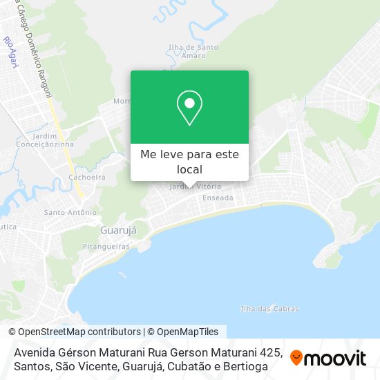 Avenida Gérson Maturani Rua Gerson Maturani 425 mapa