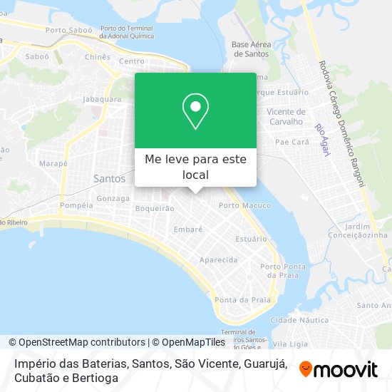 Império das Baterias mapa