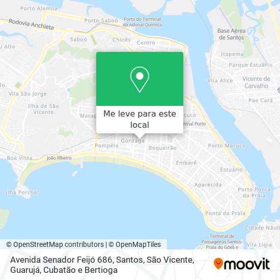 Avenida Senador Feijó 686 mapa