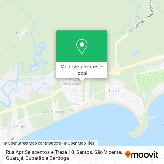 Rua Apr Seiscentos e Treze 10 mapa