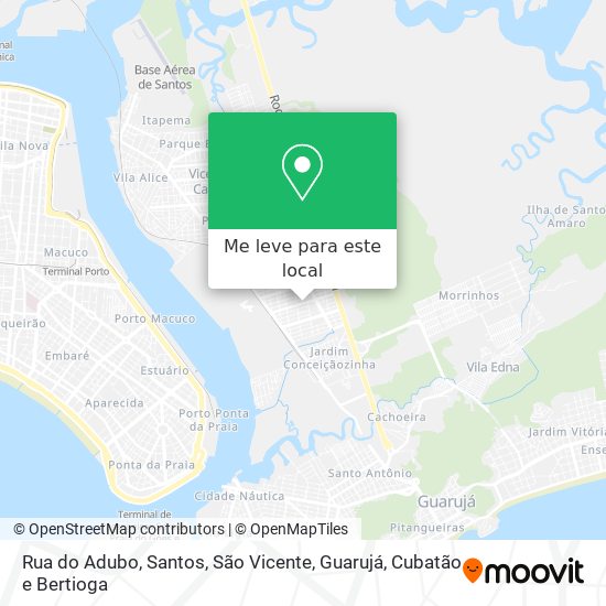 Rua do Adubo mapa