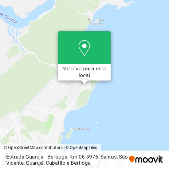 Estrada Guarujá - Bertioga, Km 06 5976 mapa