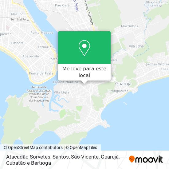 Atacadão Sorvetes mapa