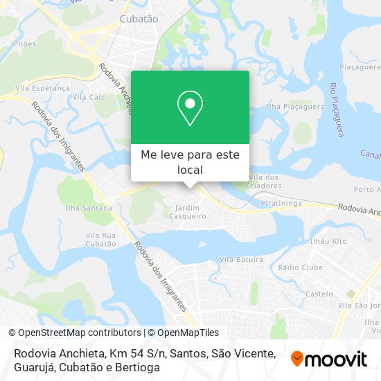 Rodovia Anchieta, Km 54 S/n mapa