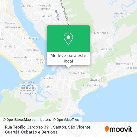 Rua Teófilo Cardoso 391 mapa