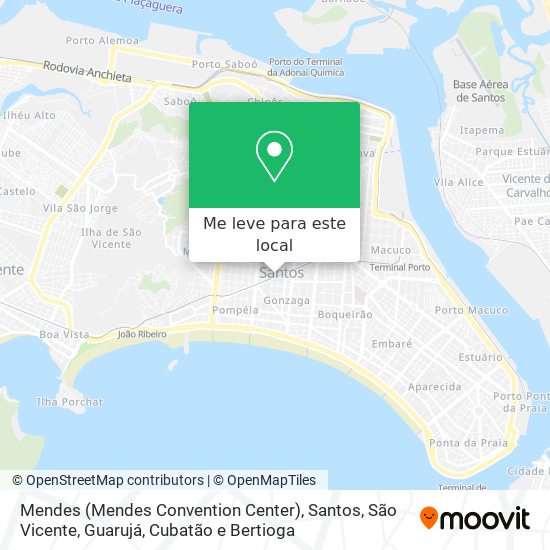 Mendes (Mendes Convention Center) mapa