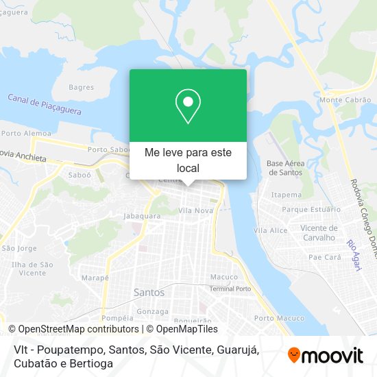 Vlt - Poupatempo mapa