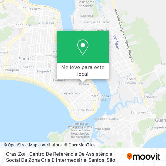 Cras-Zoi - Centro De Referência De Assistência Social Da Zona Orla E Intermediária mapa