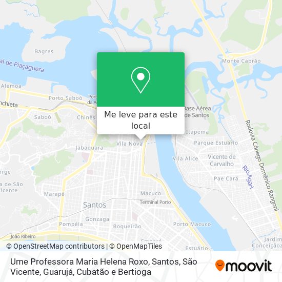 Ume Professora Maria Helena Roxo mapa