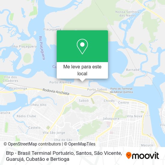 Btp - Brasil Terminal Portuário mapa