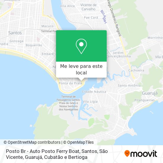 Posto Br - Auto Posto Ferry Boat mapa