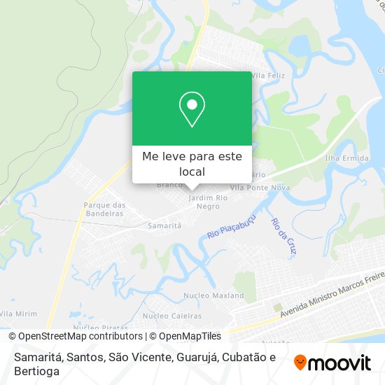 Samaritá mapa