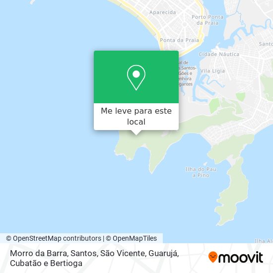 Morro da Barra mapa