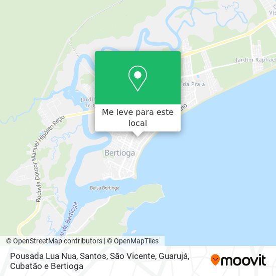 Pousada Lua Nua mapa