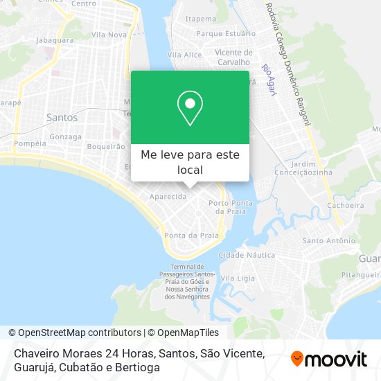 Chaveiro Moraes 24 Horas mapa