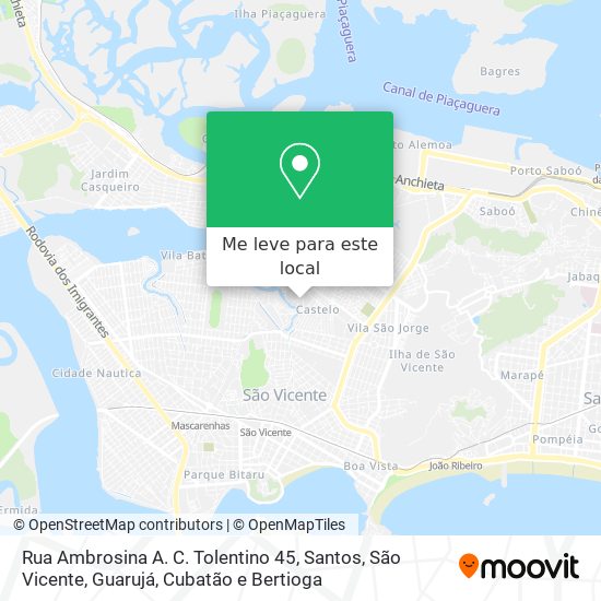 Rua Ambrosina A. C. Tolentino 45 mapa