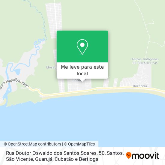 Rua Doutor Oswaldo dos Santos Soares, 50 mapa