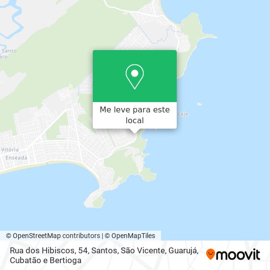 Rua dos Hibiscos, 54 mapa