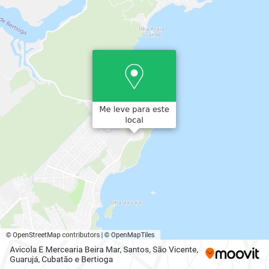 Avicola E Mercearia Beira Mar mapa