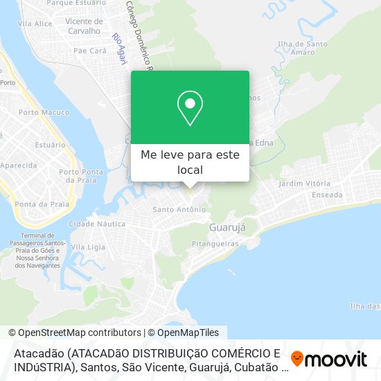 Atacadão (ATACADãO DISTRIBUIÇãO COMÉRCIO E INDúSTRIA) mapa