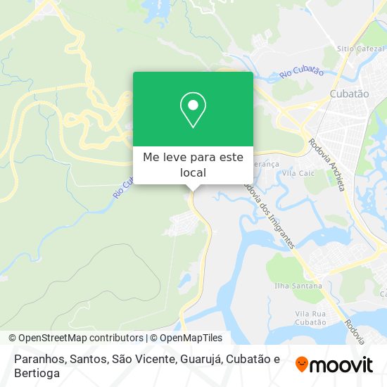 Paranhos mapa
