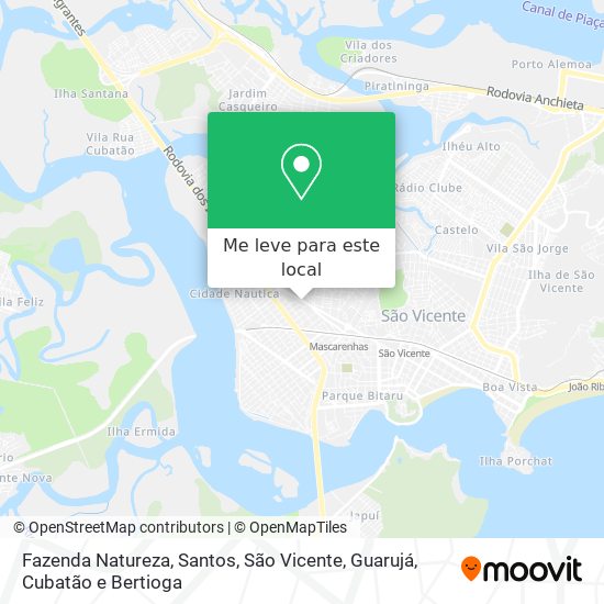 Fazenda Natureza mapa