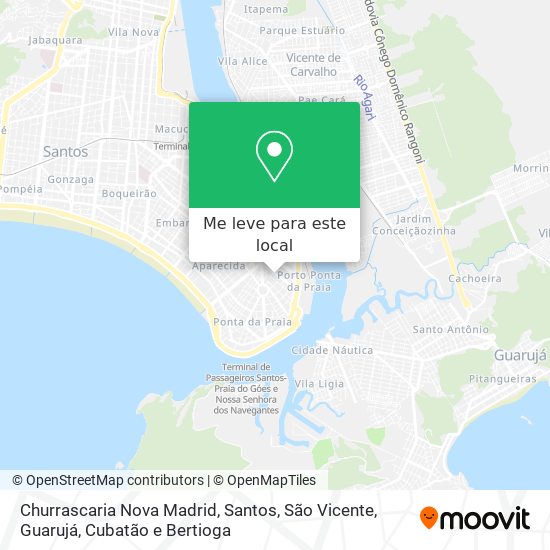Churrascaria Nova Madrid mapa