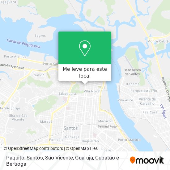 Paquito mapa