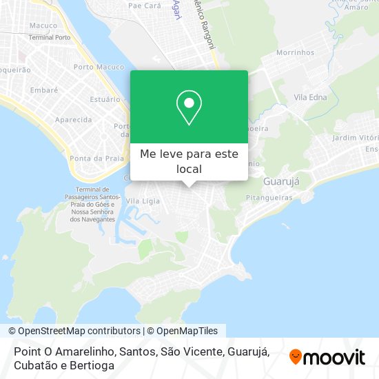 Point O Amarelinho mapa