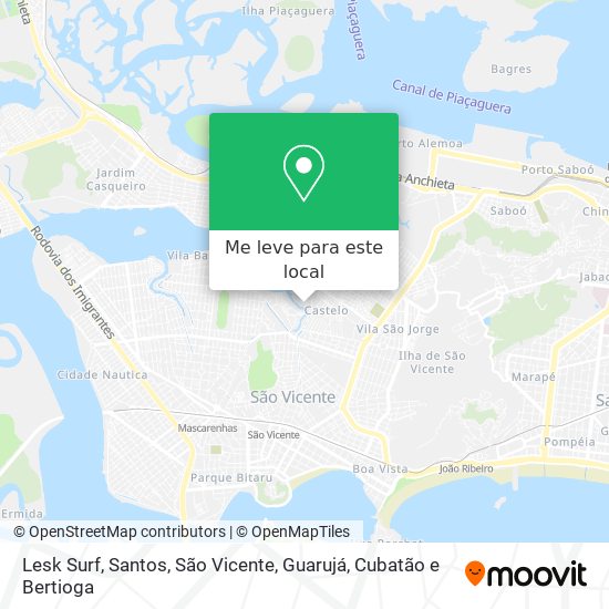 Lesk Surf mapa