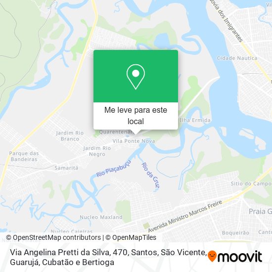 Via Angelina Pretti da Silva, 470 mapa
