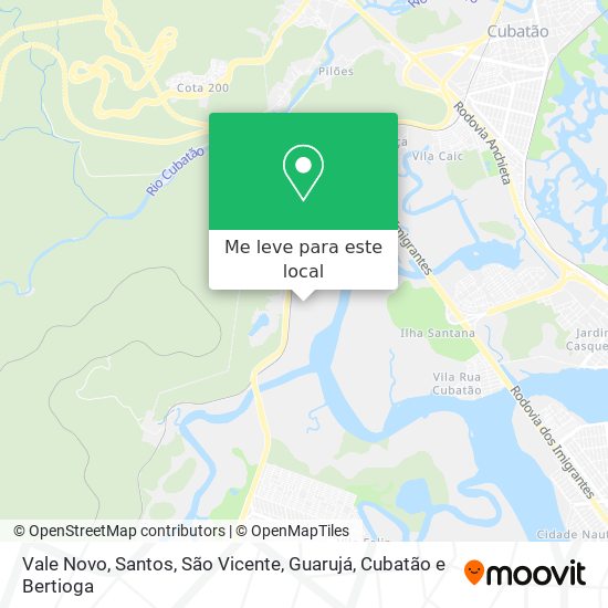 Vale Novo mapa