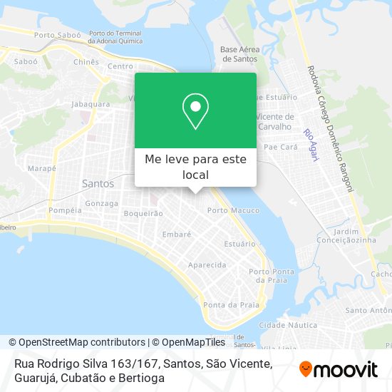 Rua Rodrigo Silva 163/167 mapa