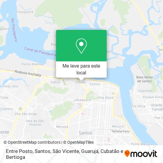 Entre Posto mapa