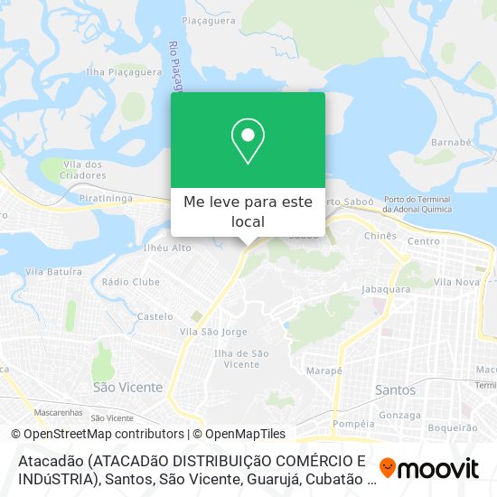 Atacadão (ATACADãO DISTRIBUIÇãO COMÉRCIO E INDúSTRIA) mapa