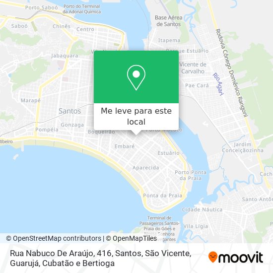 Rua Nabuco De Araújo, 416 mapa