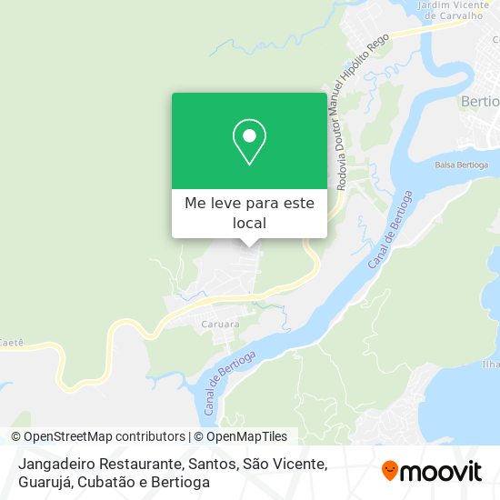 Jangadeiro Restaurante mapa