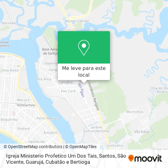 Igreja Ministerio Profetico Um Dos Tais mapa