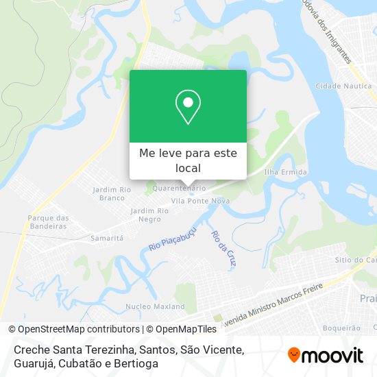 Creche Santa Terezinha mapa