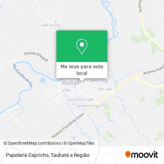 Papelaria Capricho mapa