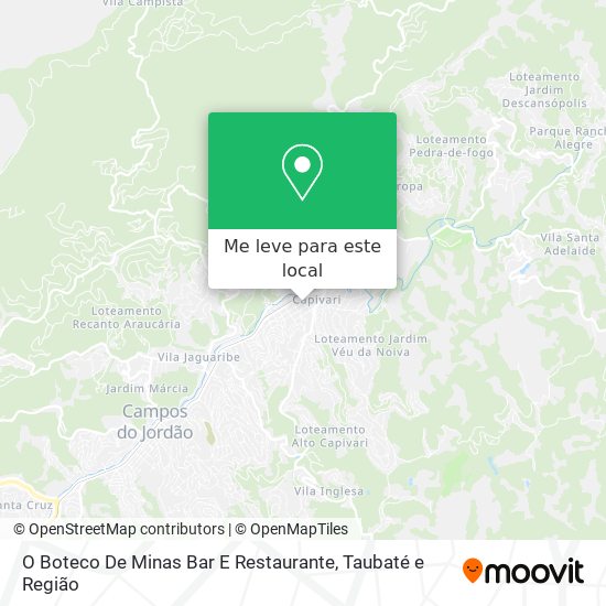 O Boteco De Minas Bar E Restaurante mapa