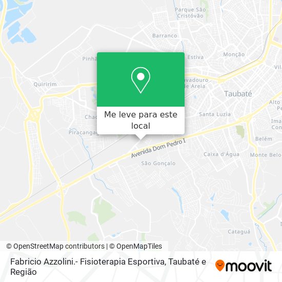 Fabricio Azzolini.- Fisioterapia Esportiva mapa