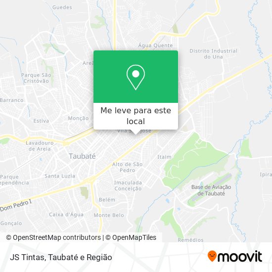 JS Tintas mapa